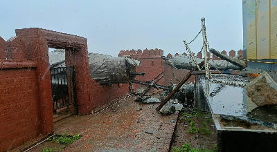 Shivaji statue collapsed