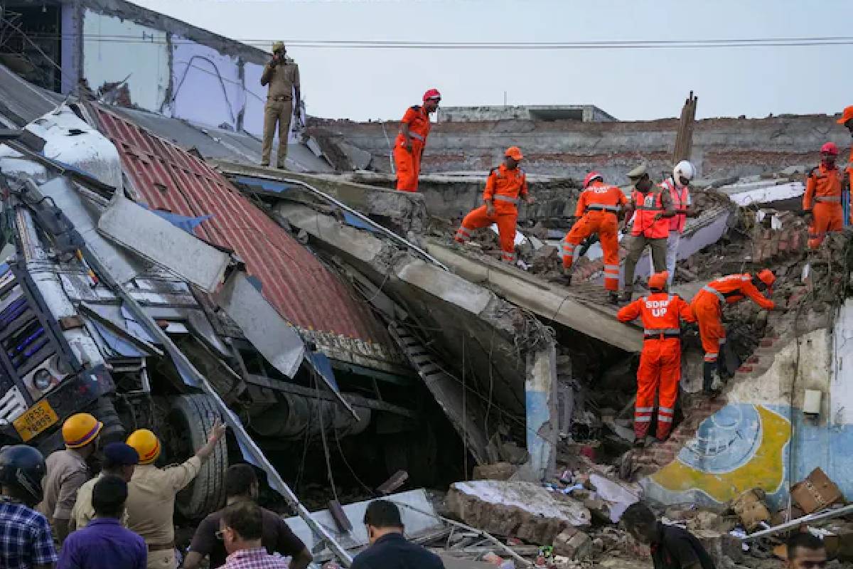 Building collapsed