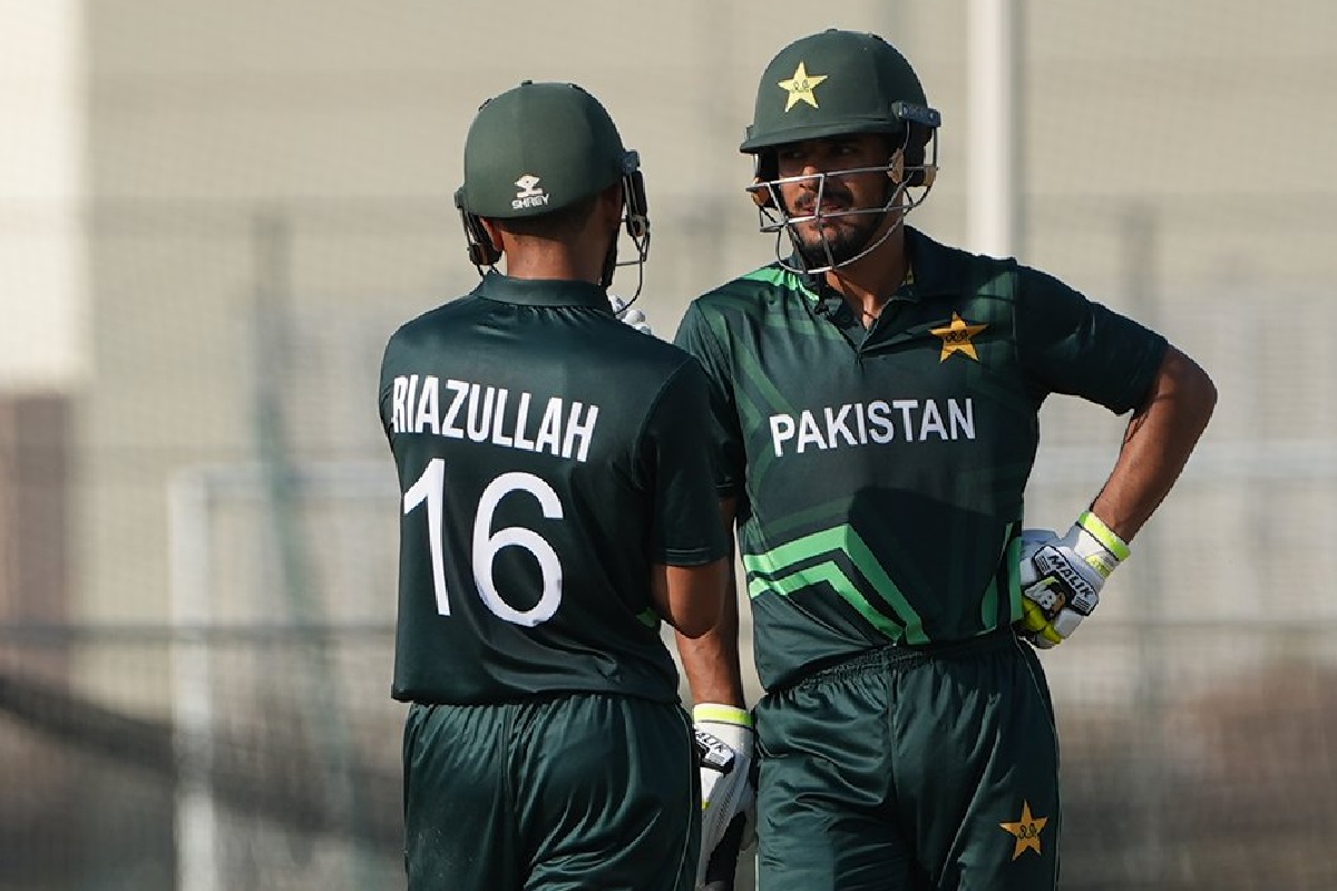 Saim Ayub becomes First Player In The World to score a century in ODI cricket when the team total is less than 150