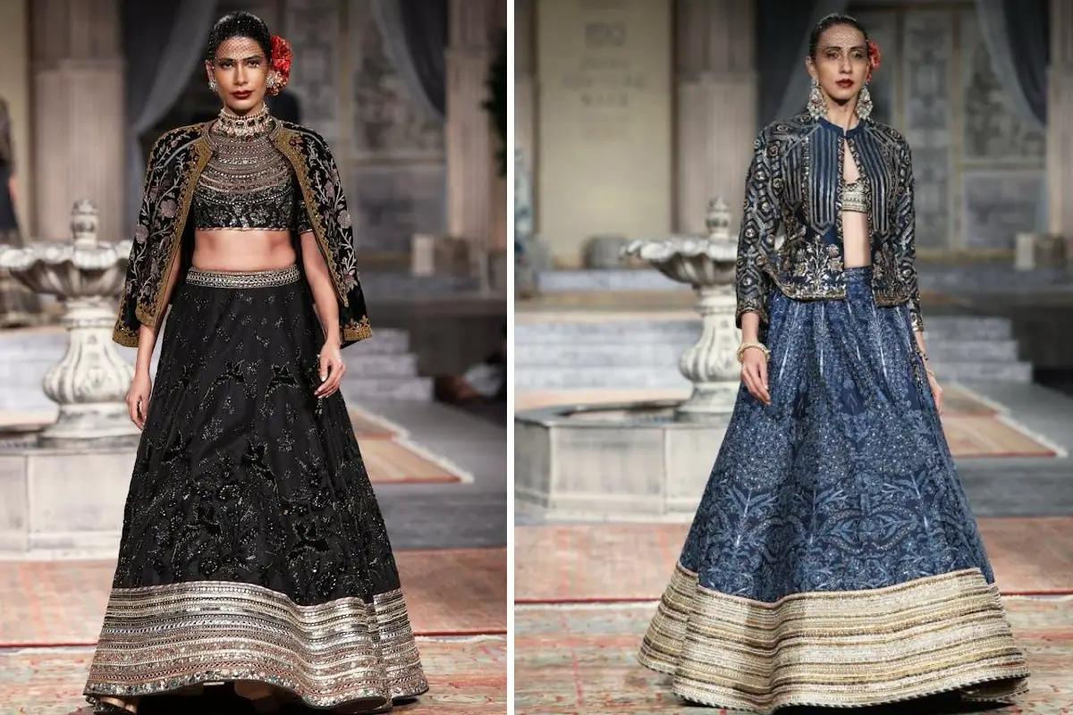 Winter Wedding Jacket Lehenga Fashion