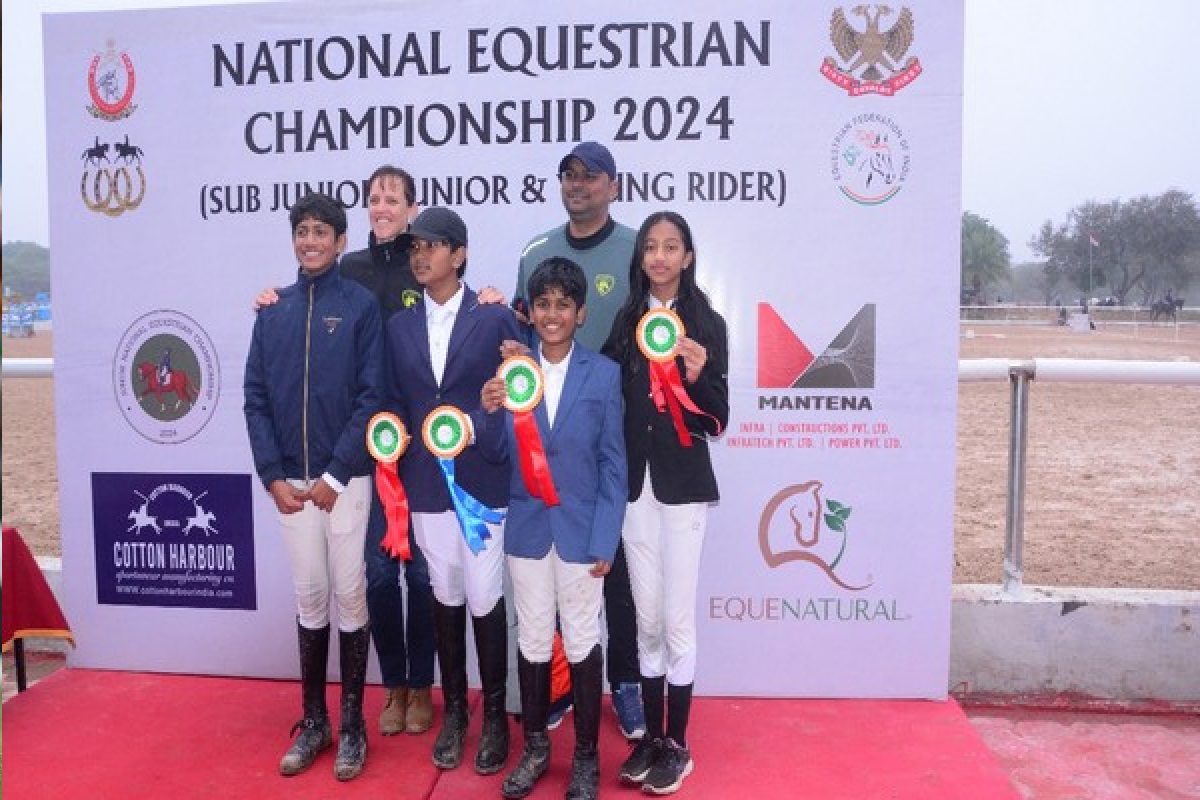 JNEC 2024: Eashaan Sundaram, Ahan Jaisinghani lead charge with impressive Dressage wins