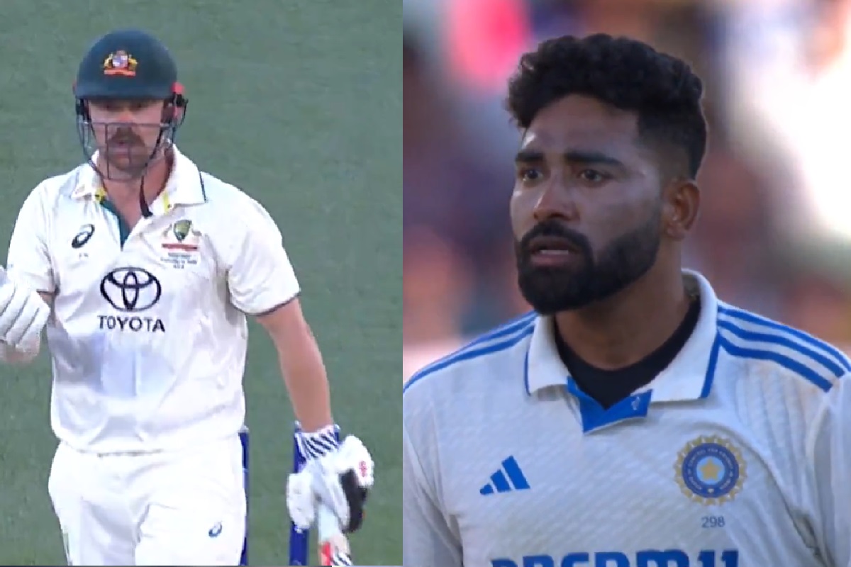 IND vs AUS: Mohammed Siraj had a heated exchange with Australia's Travis Head after dismissing the latter